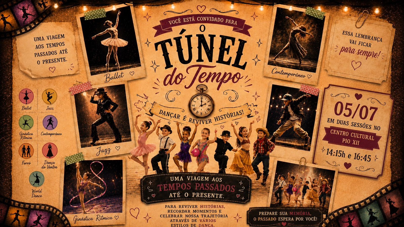 Túnel do tempo - En Lair Centro de Dança